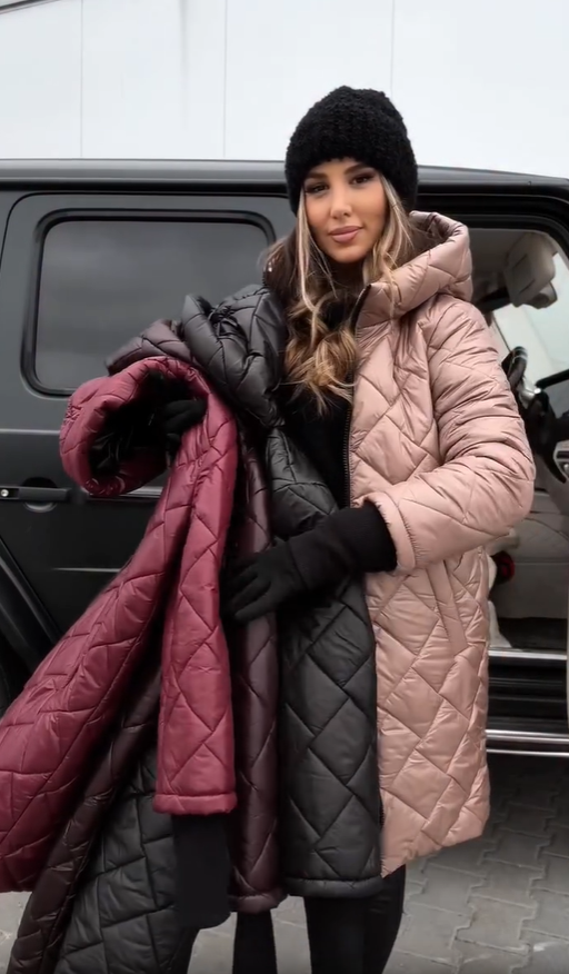 Bogna | Elegant quiltad dunjacka med huva – bild 13