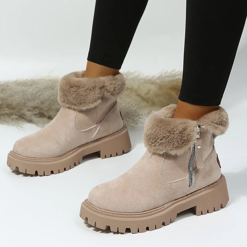 Wintera™ – Fodrade vinterkängor med sidodragkedja