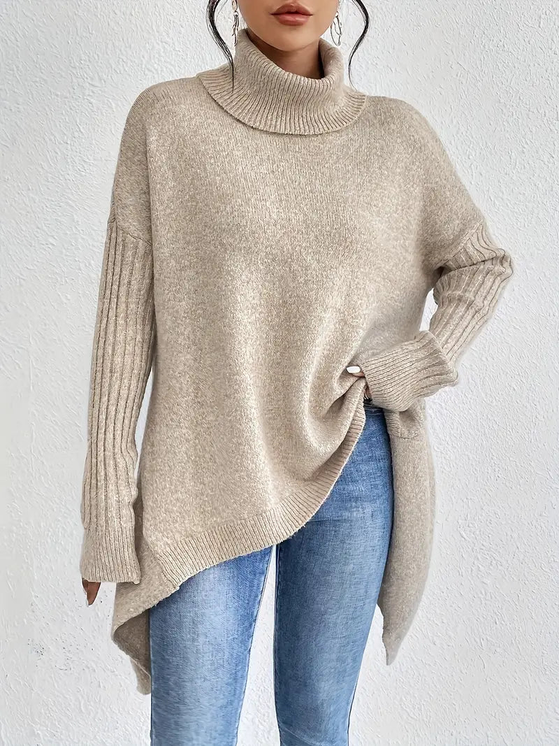 Olivia | Stickad polotröja – bild 6