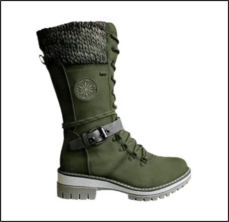 FrostLuxe™ - Vattentäta Snörade Mid-Calf Boots – bild 6
