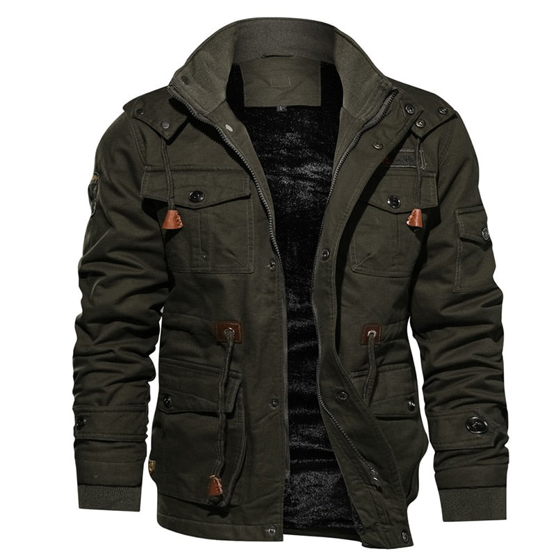 Veyro™ - Stilren Modern Jacka med Foder & Flera Fickor – bild 5