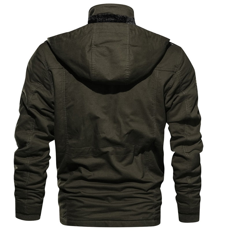 Veyro™ - Stilren Modern Jacka med Foder & Flera Fickor – bild 7