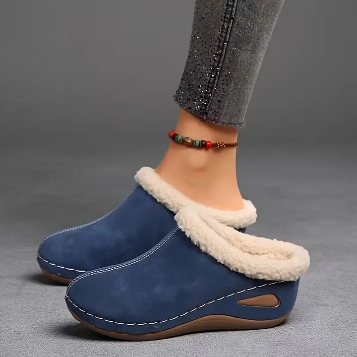Novar | Pälsfodrade slip-on-sandaler – bild 5