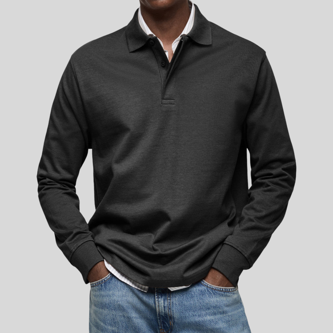 Andre | Lyxig Långärmad Polo – bild 3