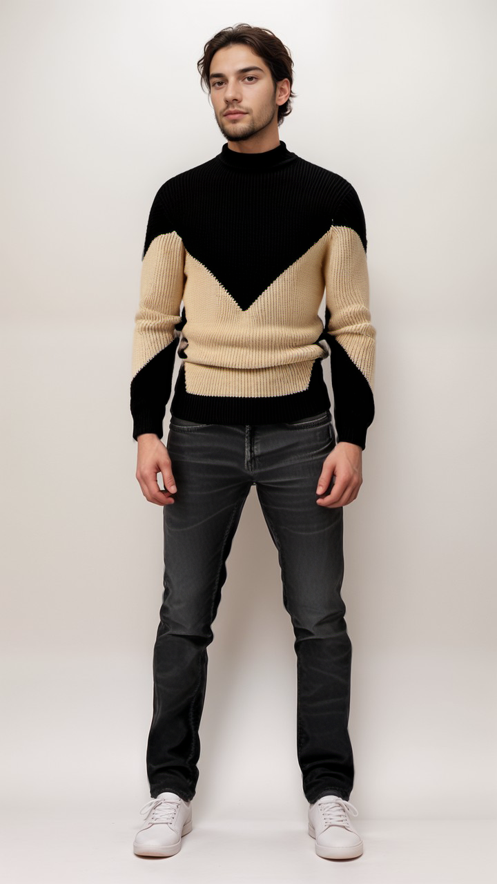 Niklas™ - Modern och Stilren Tröja – bild 11