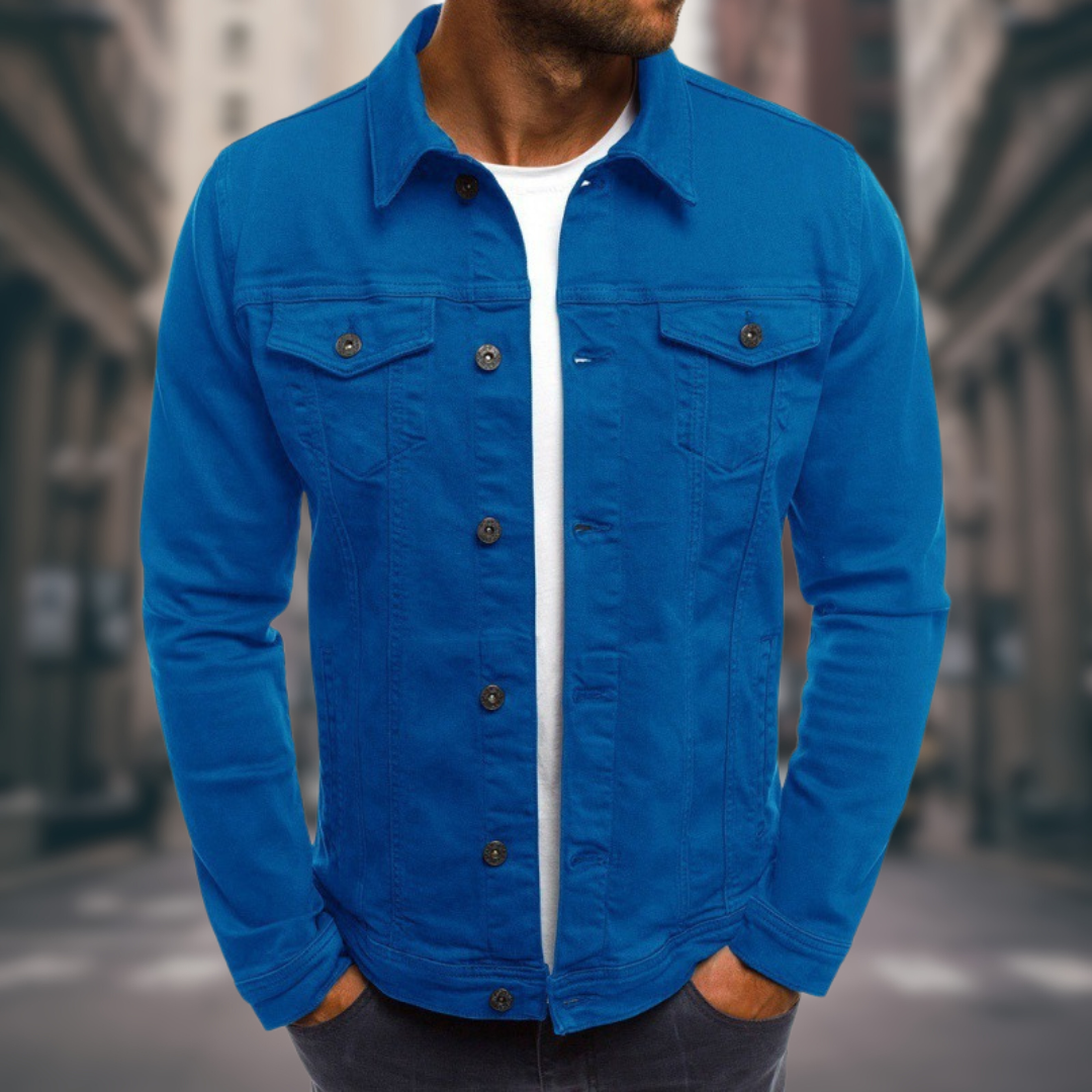 Anthony™ - Denimjacka med Skräddad Passform – bild 5