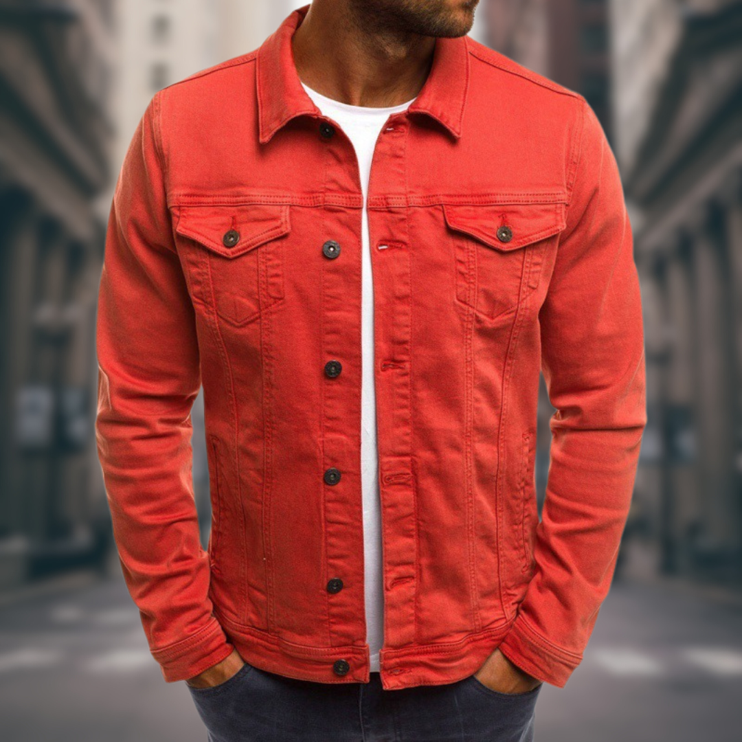 Anthony™ - Denimjacka med Skräddad Passform – bild 6