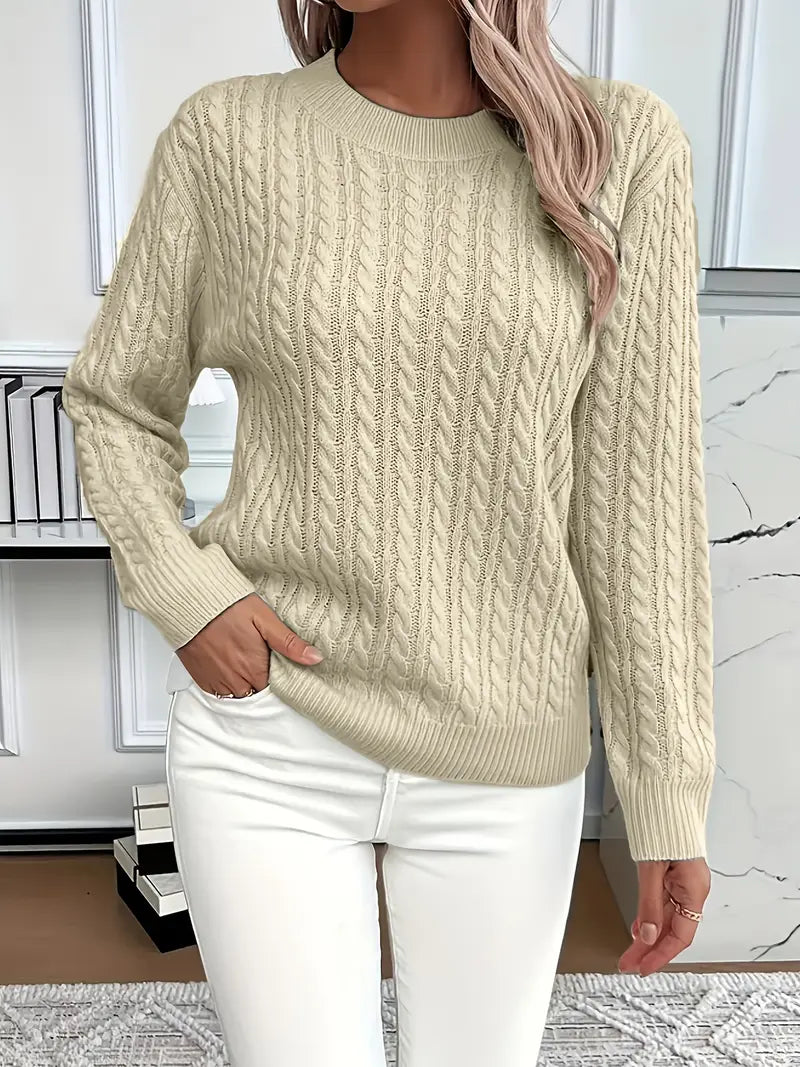 Lena | Kabelstickad tröja – bild 8