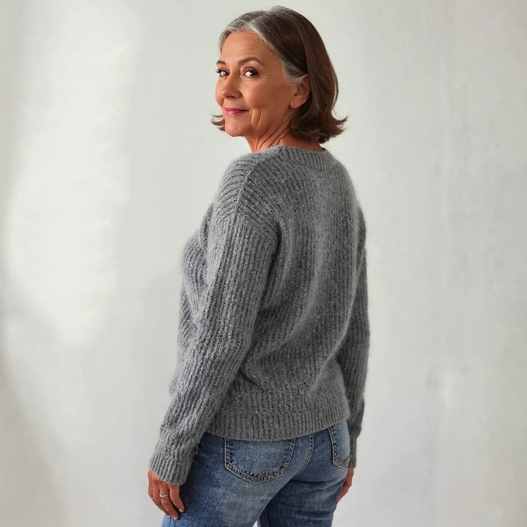 Amanda | Vintage Islandstrikpullover – bild 3