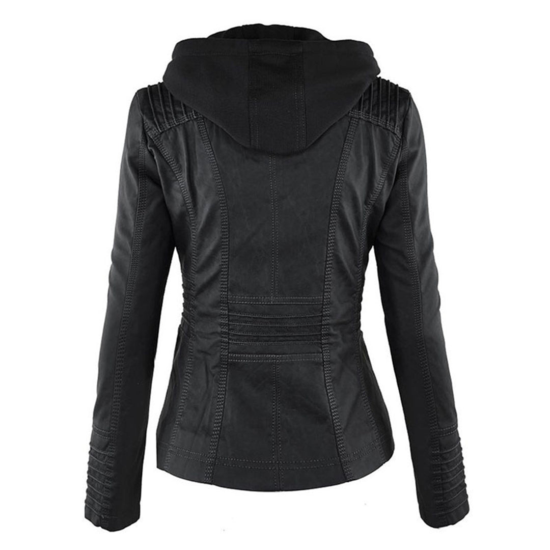 Monica | Elegant jacka med huva – bild 5