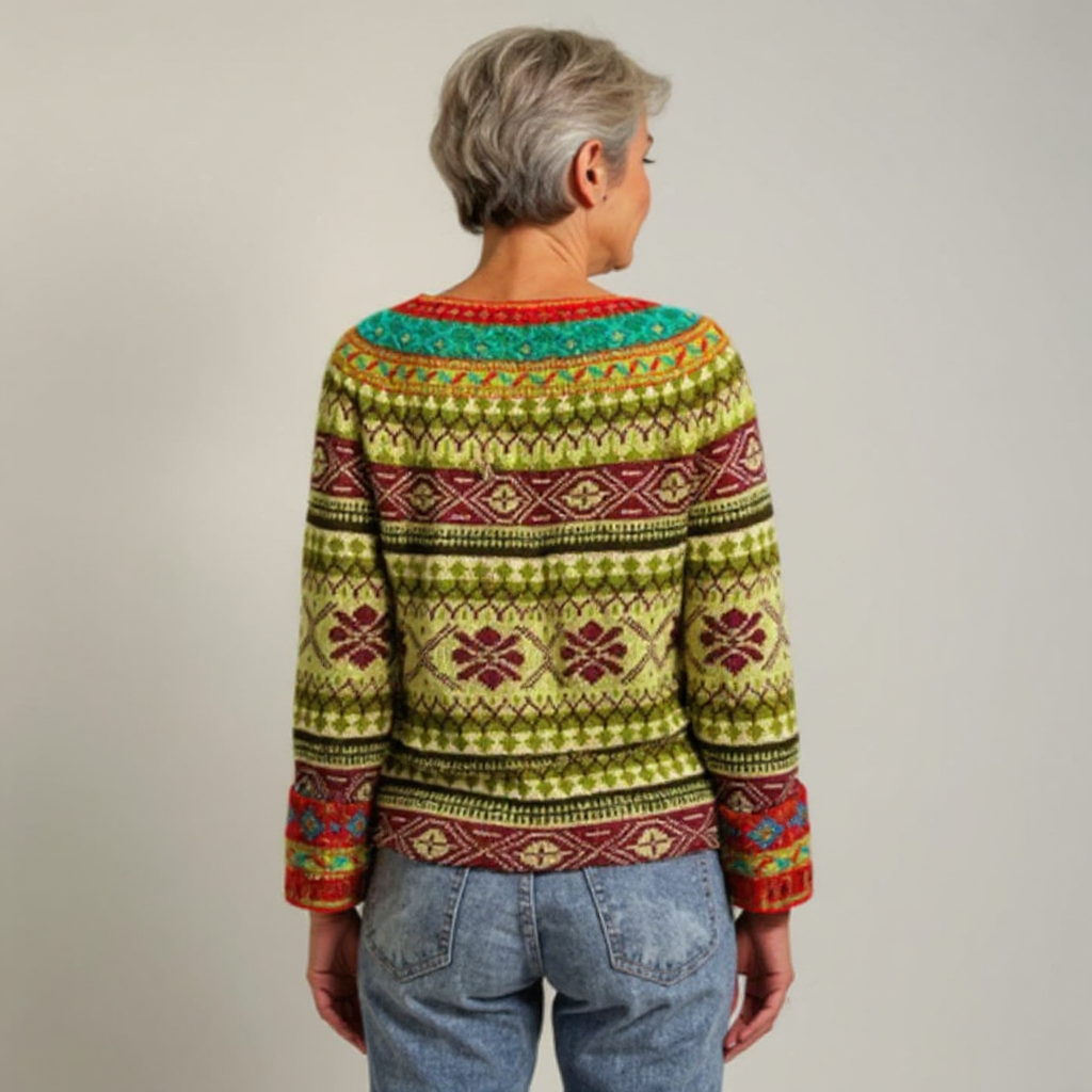 Caitlin | Vintage Islandpullover – bild 3