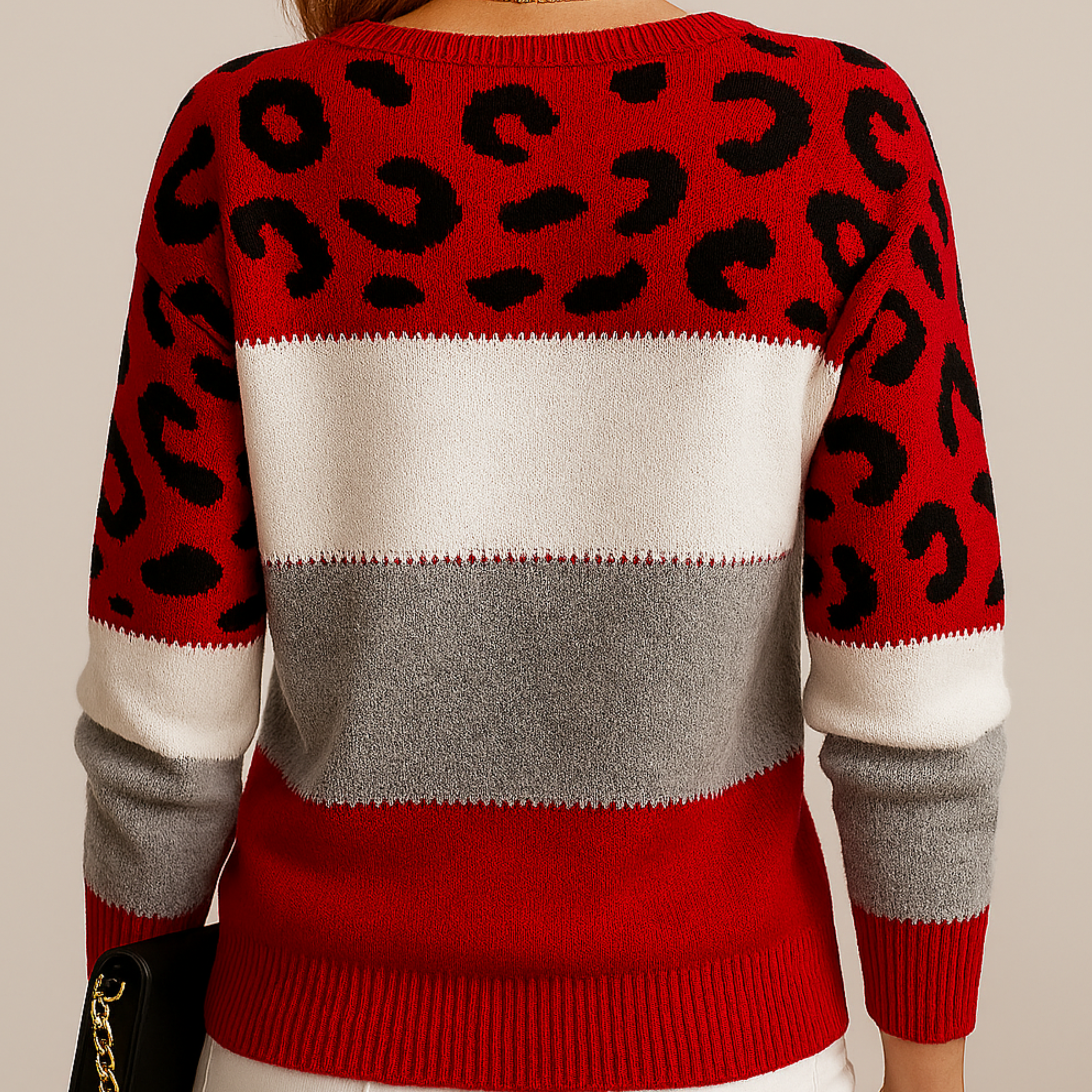 Lena | Leopardmönstrad casualtröja – bild 6