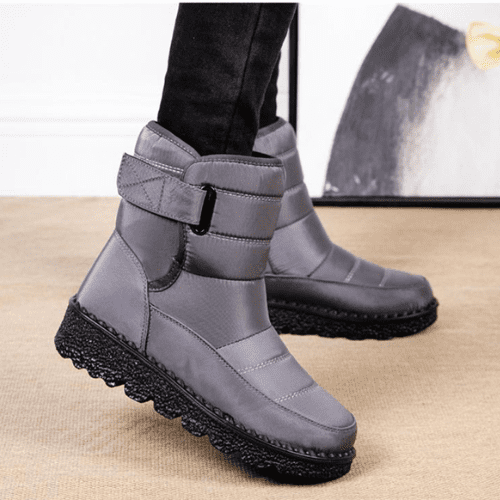 Birgitta™ - Halkfria och Vattentäta Snöstövlar i Fuskpäls – bild 5
