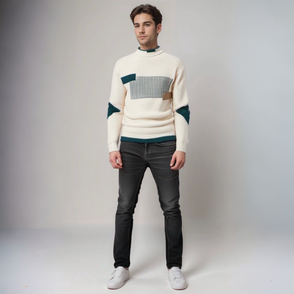 Niklas™ - Modern och Stilren Tröja – bild 13