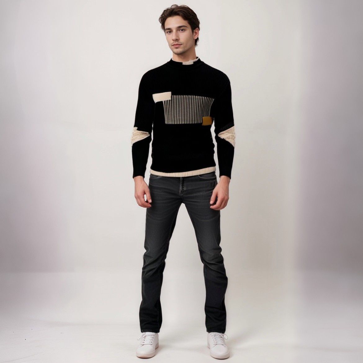 Niklas™ - Modern och Stilren Tröja – bild 14