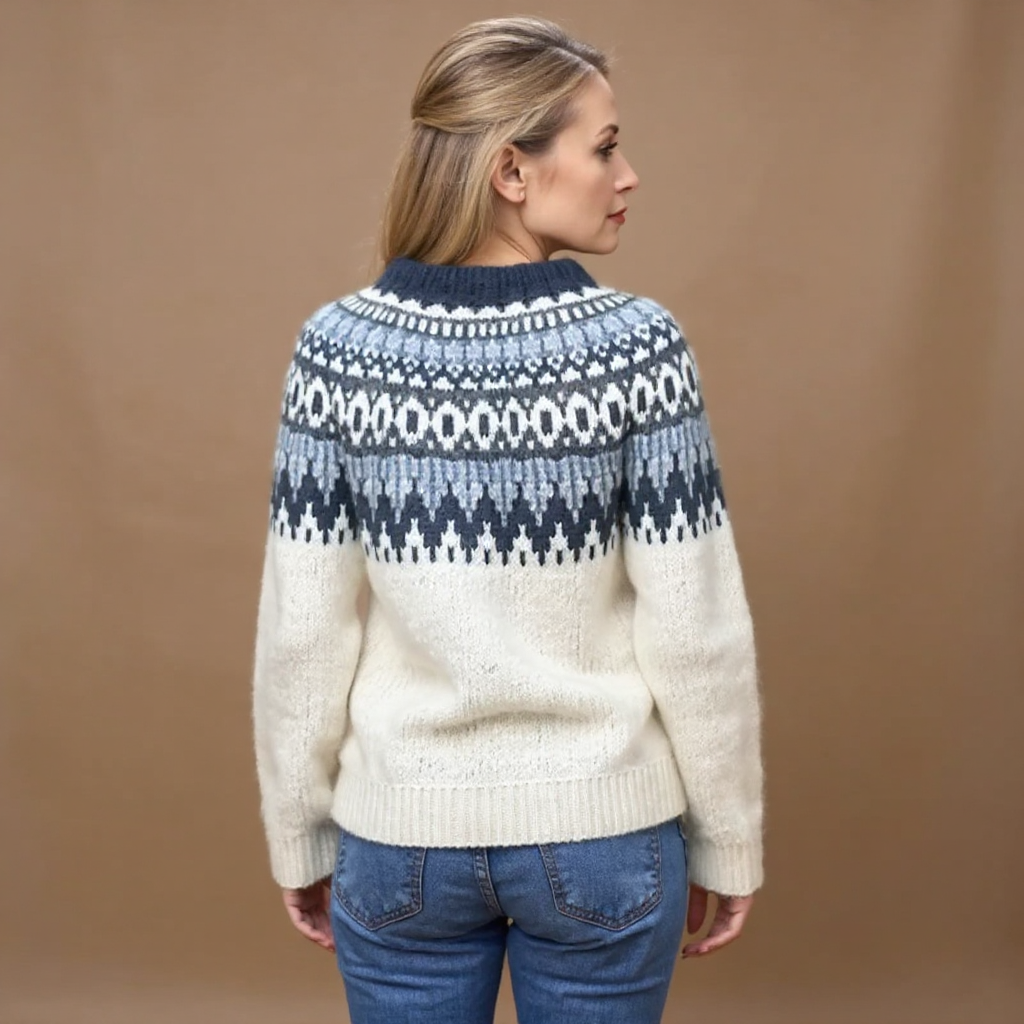 Janet | Vintage Islandstrikpullover – bild 3