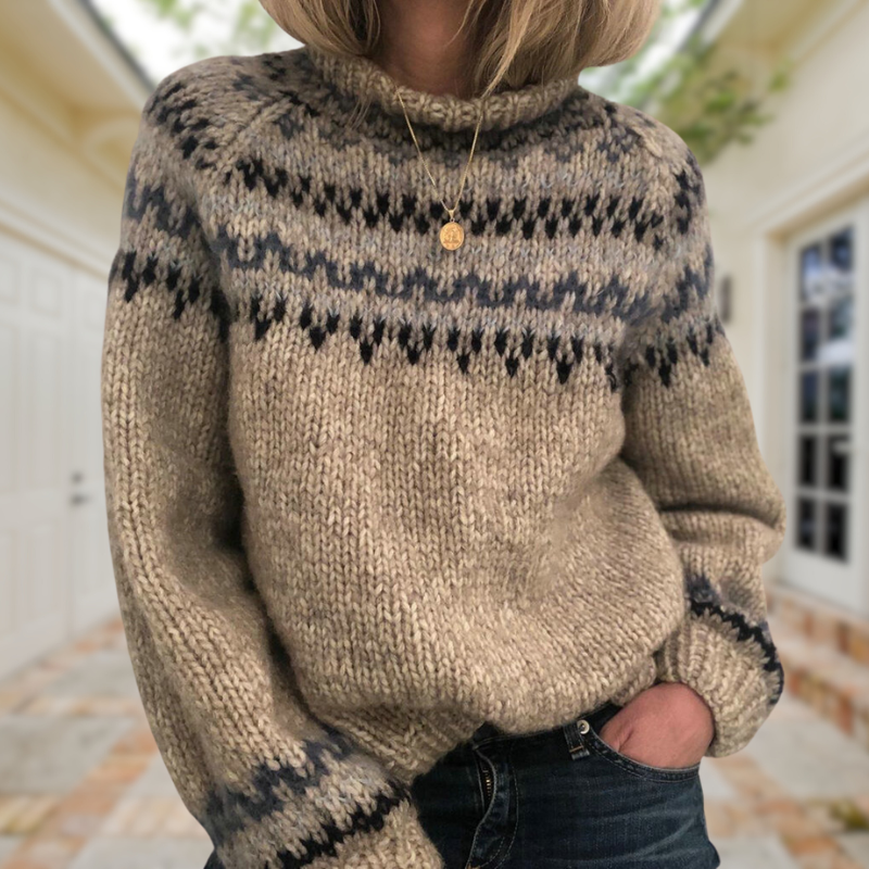 Karen | Vintage Islandstrikpullover – bild 5