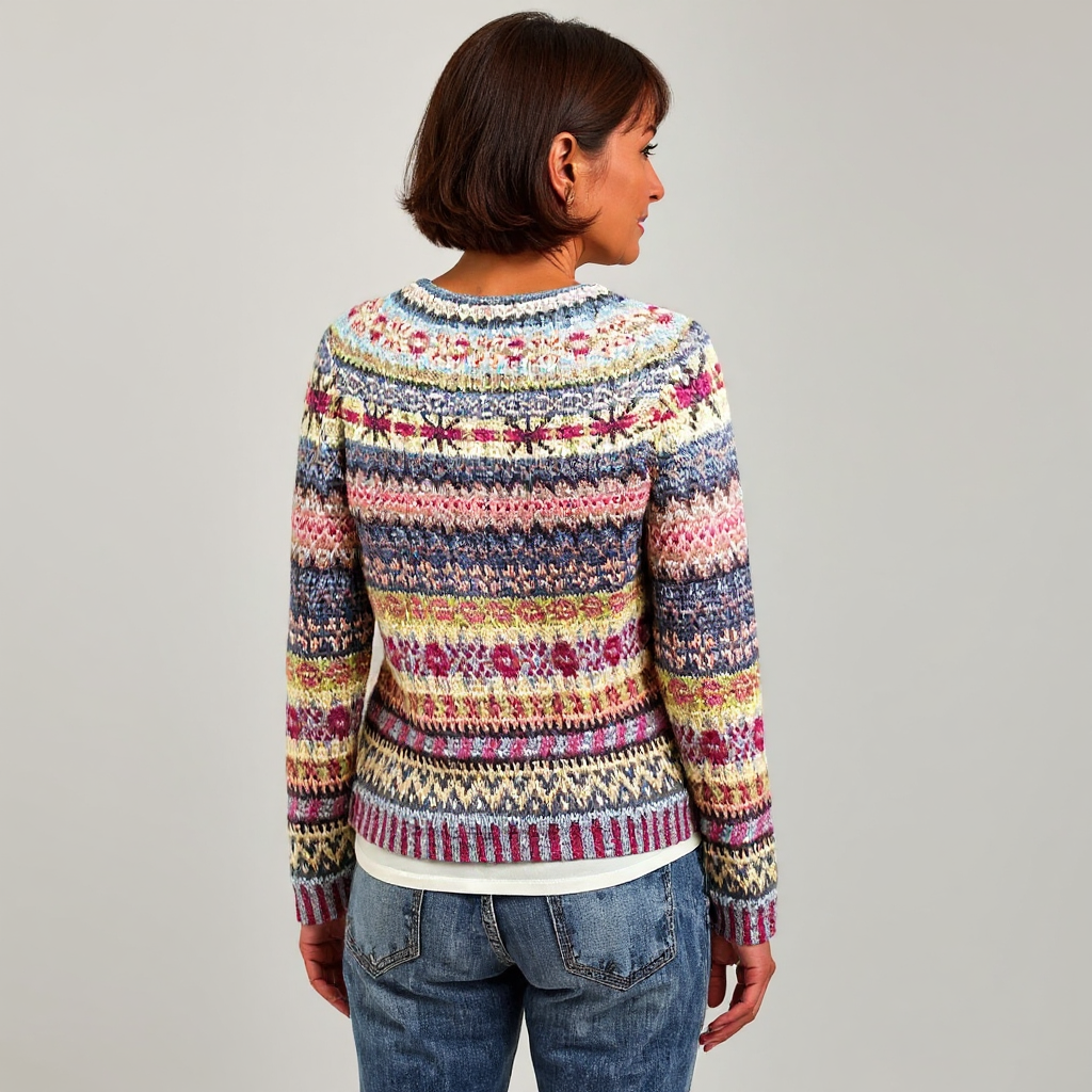 Keira | Vintage Islandstrikpullover – bild 3