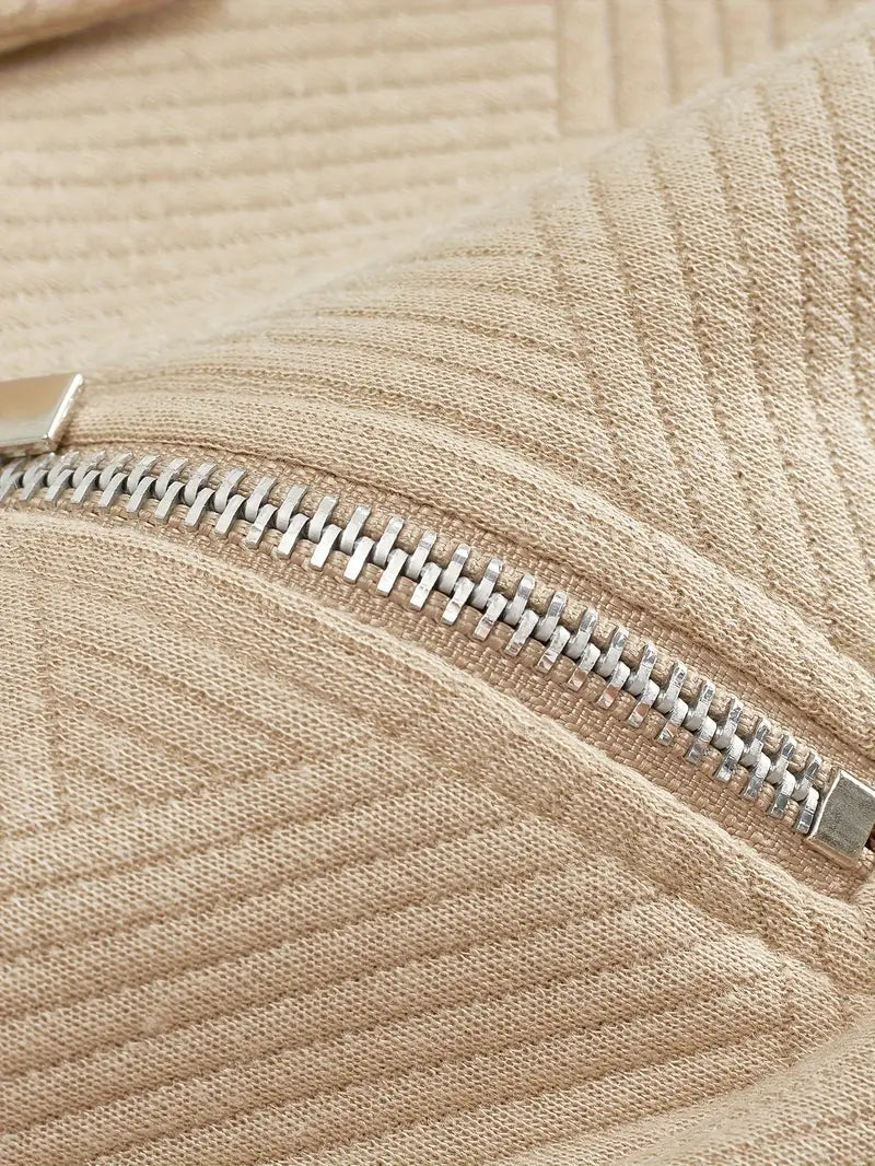 Oscar™ – Vintage Zip-Up Tröja med Geometriskt Mönster – bild 12