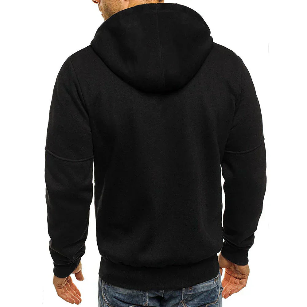 Patrick™ - Avslappnad Zip-Up Huvtröja – bild 11