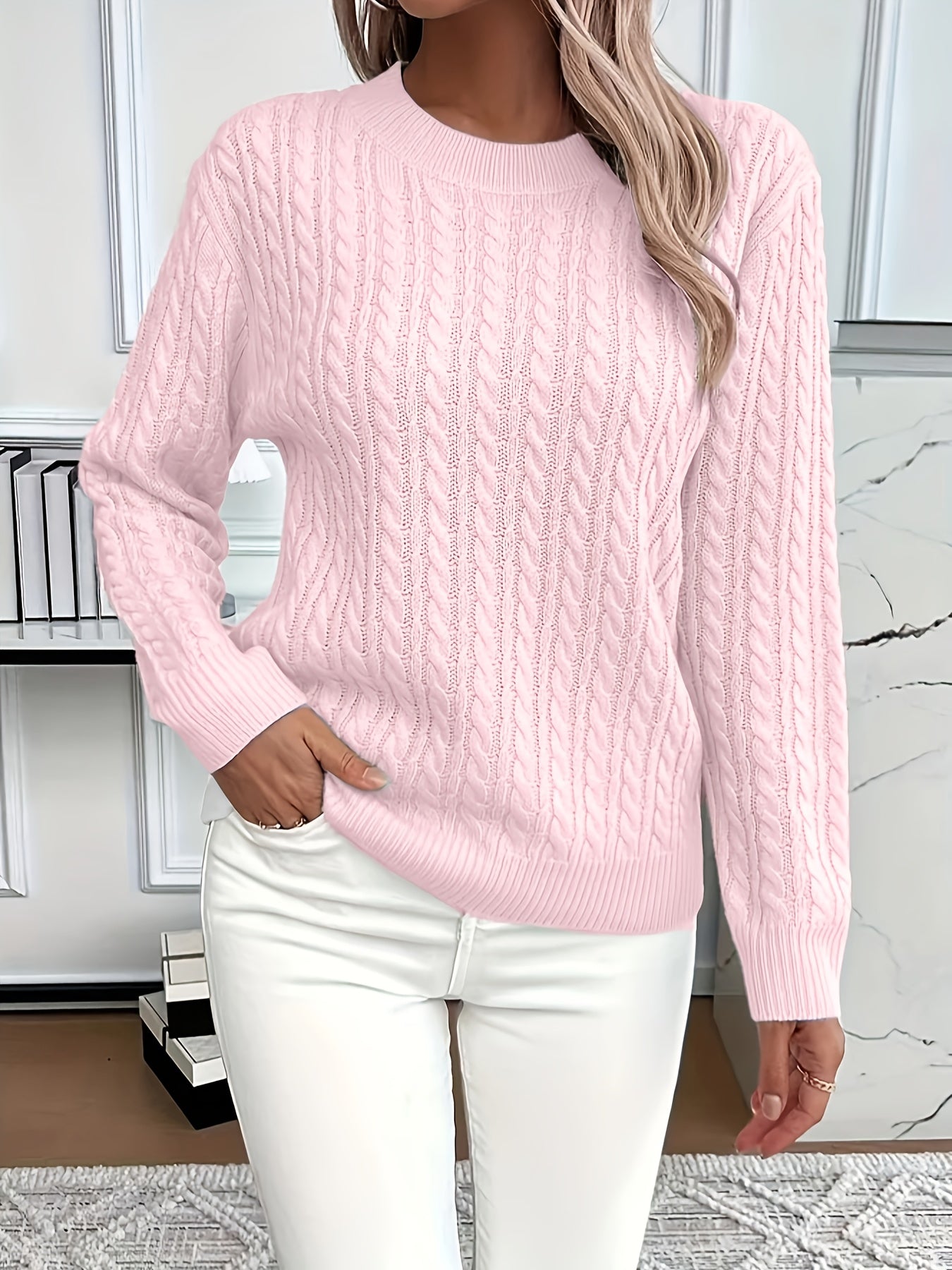 Lena | Kabelstickad tröja – bild 2