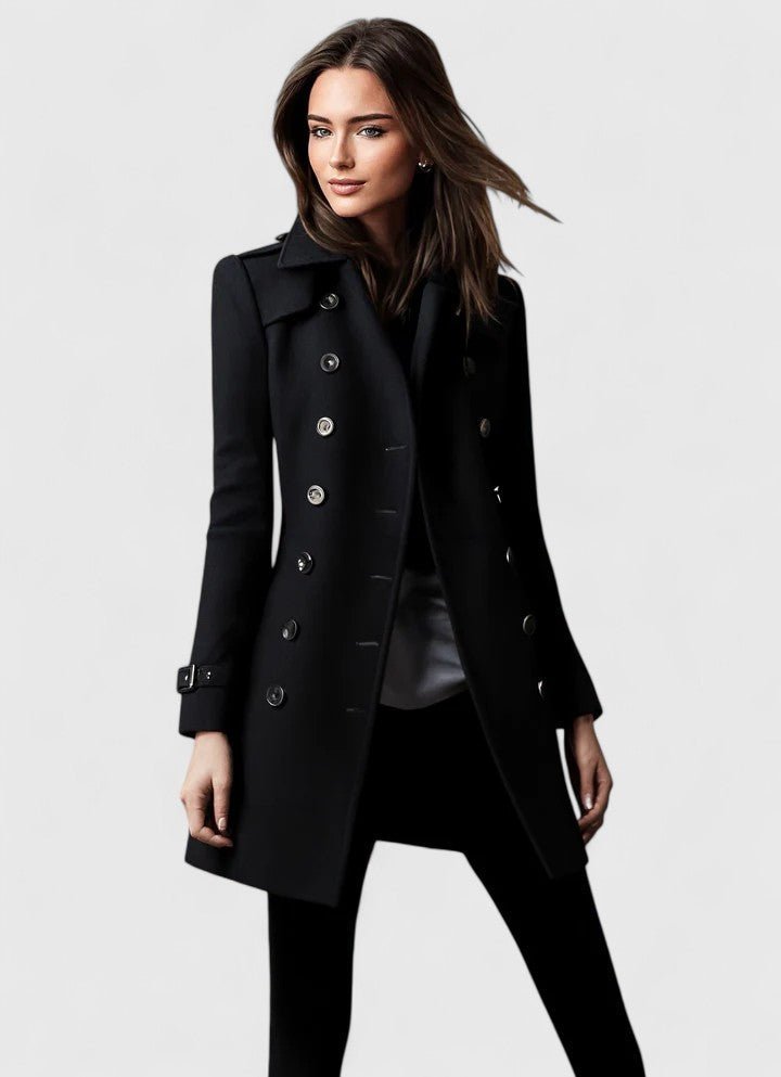 Elvera - Militärinspirerad Trenchcoat För Svalare Väder – bild 2