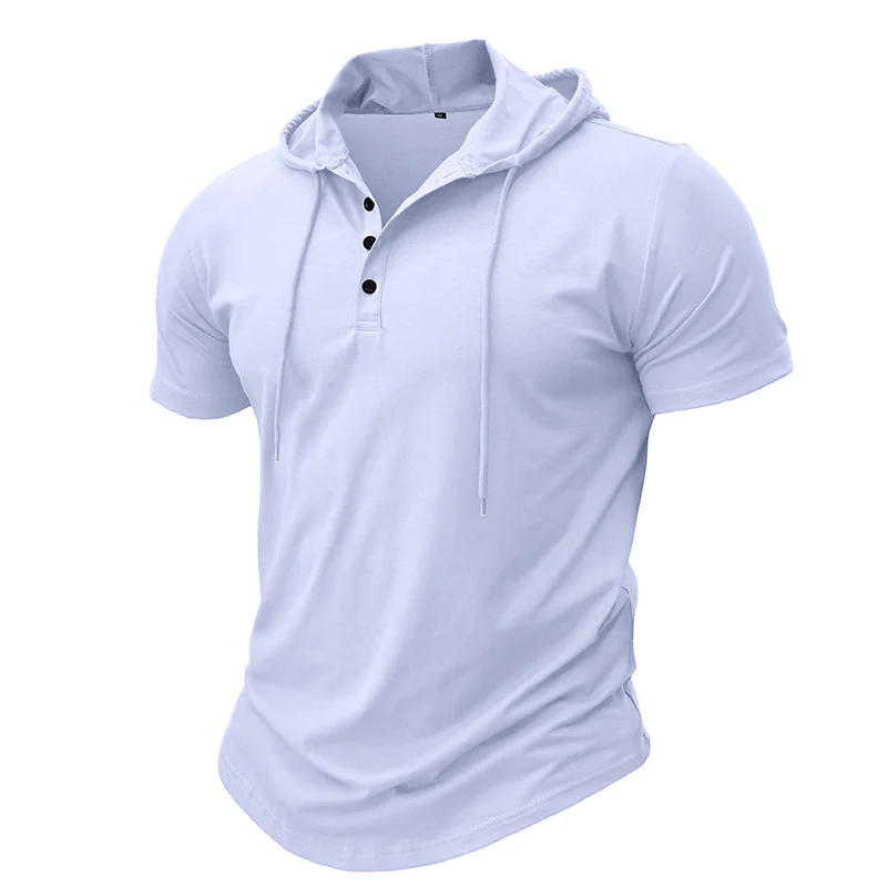 André Ferran Tyler Hoodie Med Henley-Knäppning – bild 3
