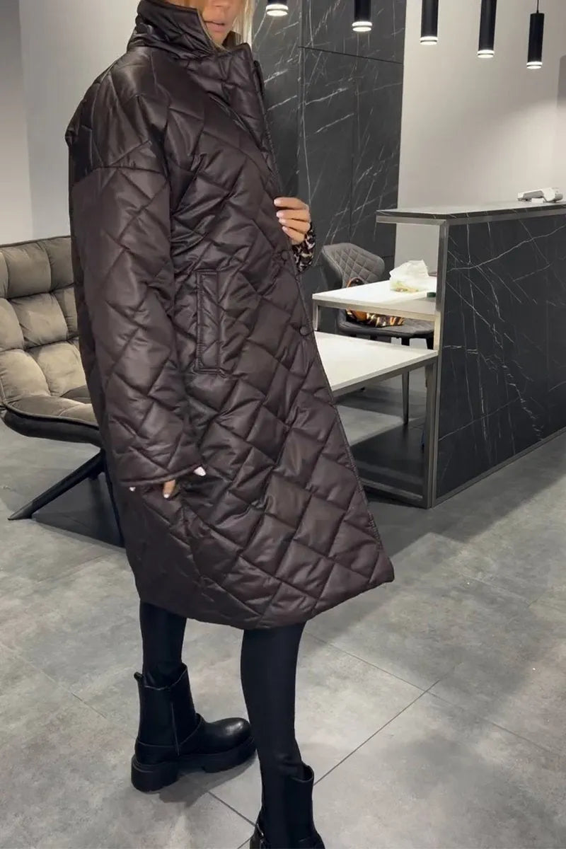 Svea | Elegant lång vinterjacka – bild 7