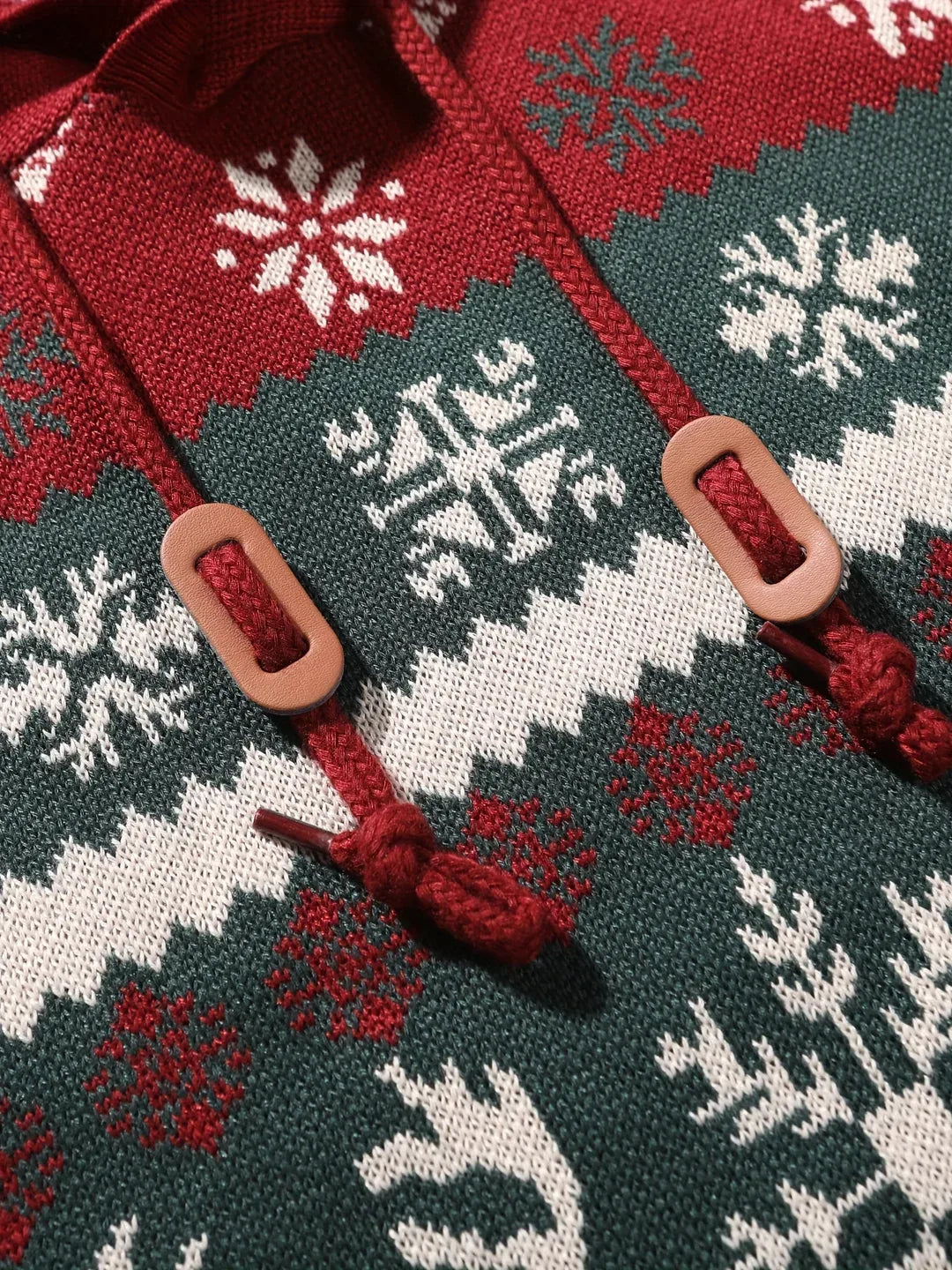 Lucenta - Jultröja Herr Grovstickad Jerseyfodrad Luva Till Julfest – bild 6