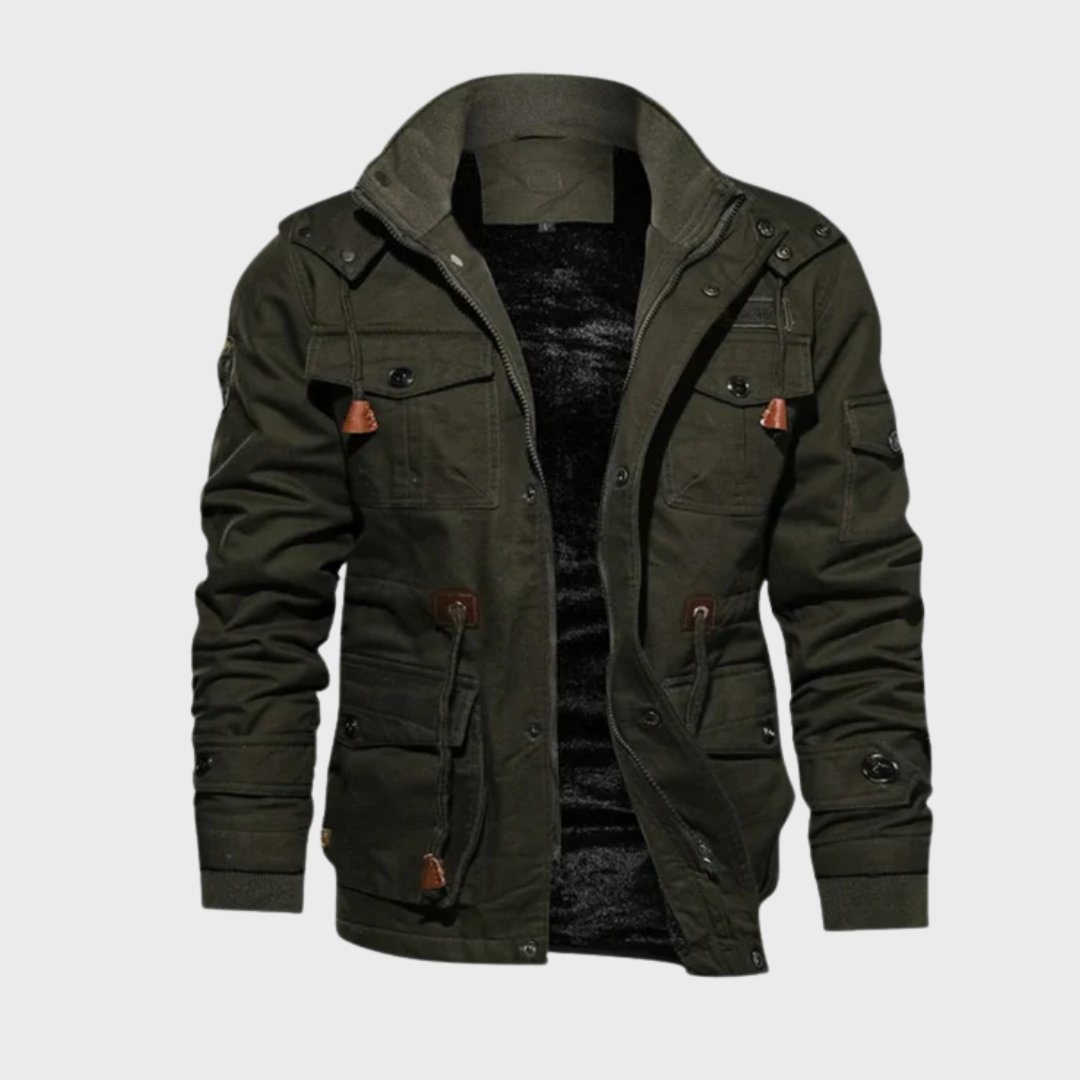 Veyro™ - Stilren Modern Jacka med Foder & Flera Fickor – bild 4