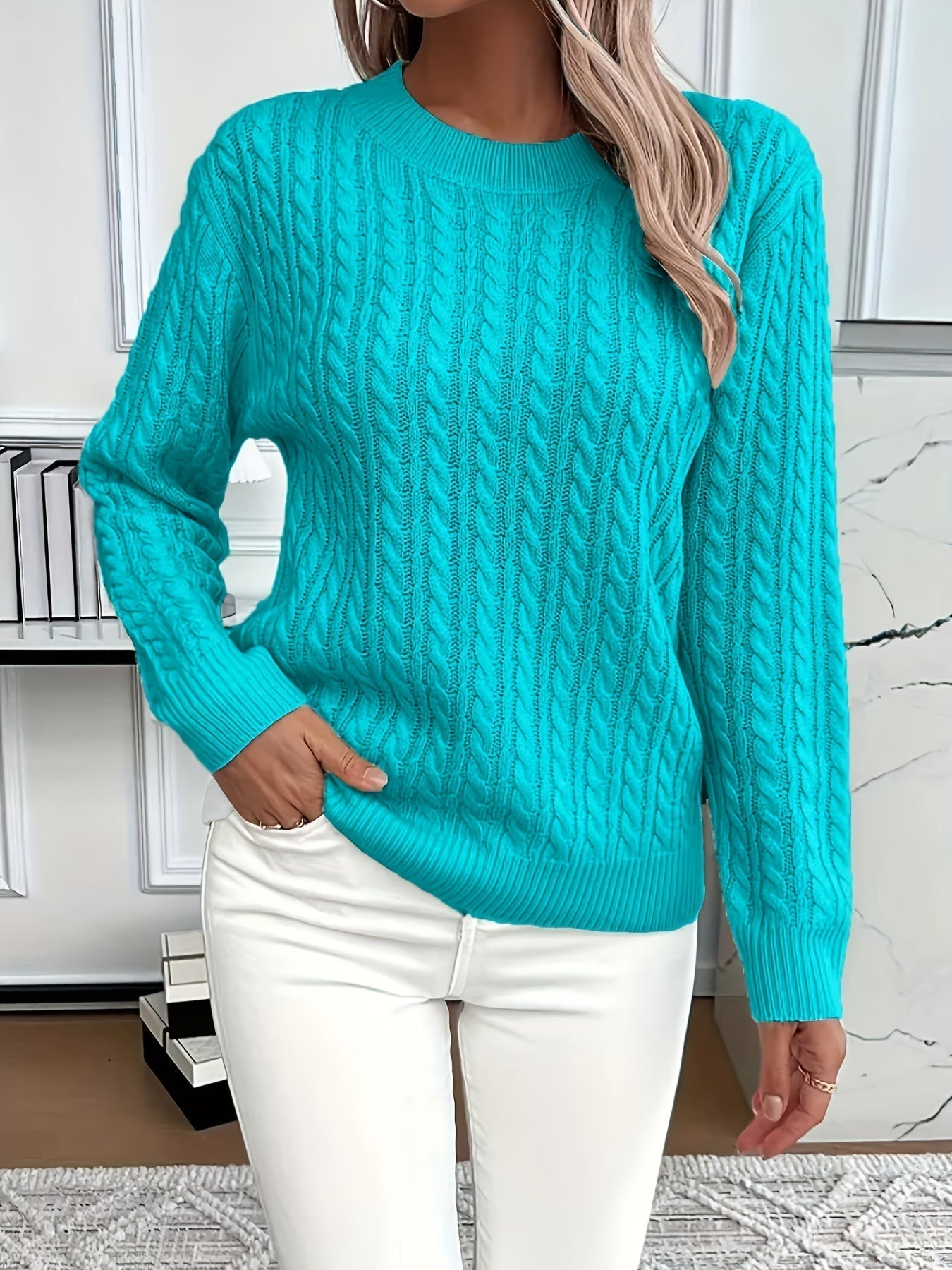 Lena | Kabelstickad tröja – bild 5