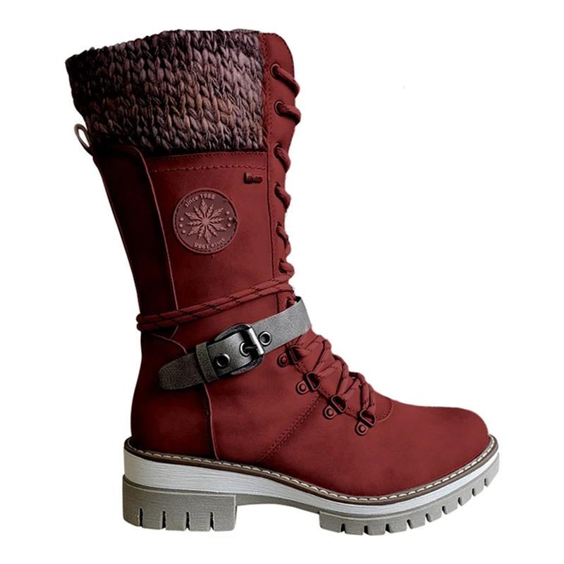 FrostLuxe™ - Vattentäta Snörade Mid-Calf Boots – bild 11