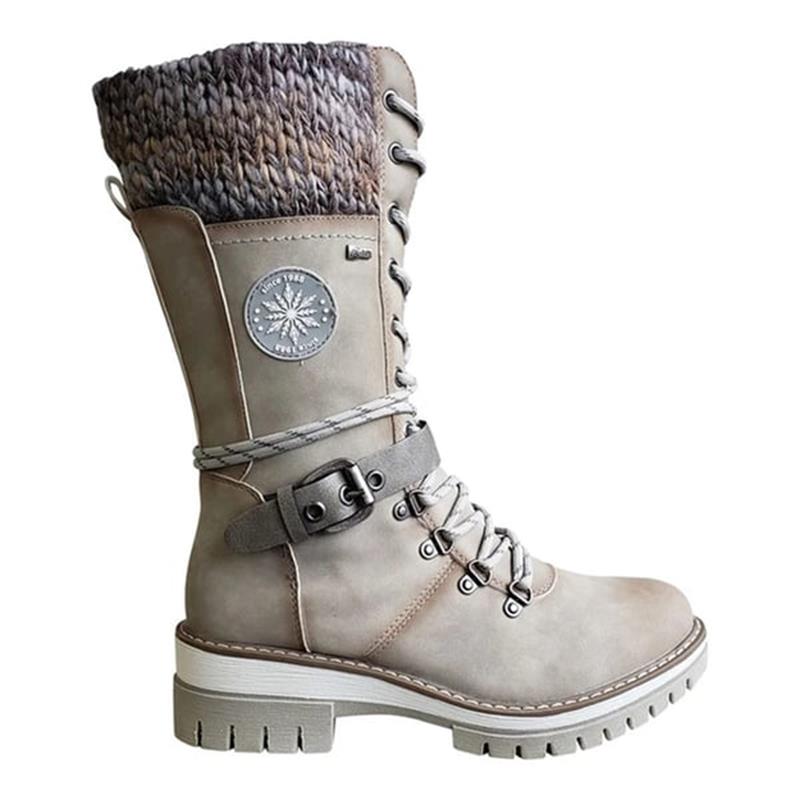 FrostLuxe™ - Vattentäta Snörade Mid-Calf Boots – bild 9