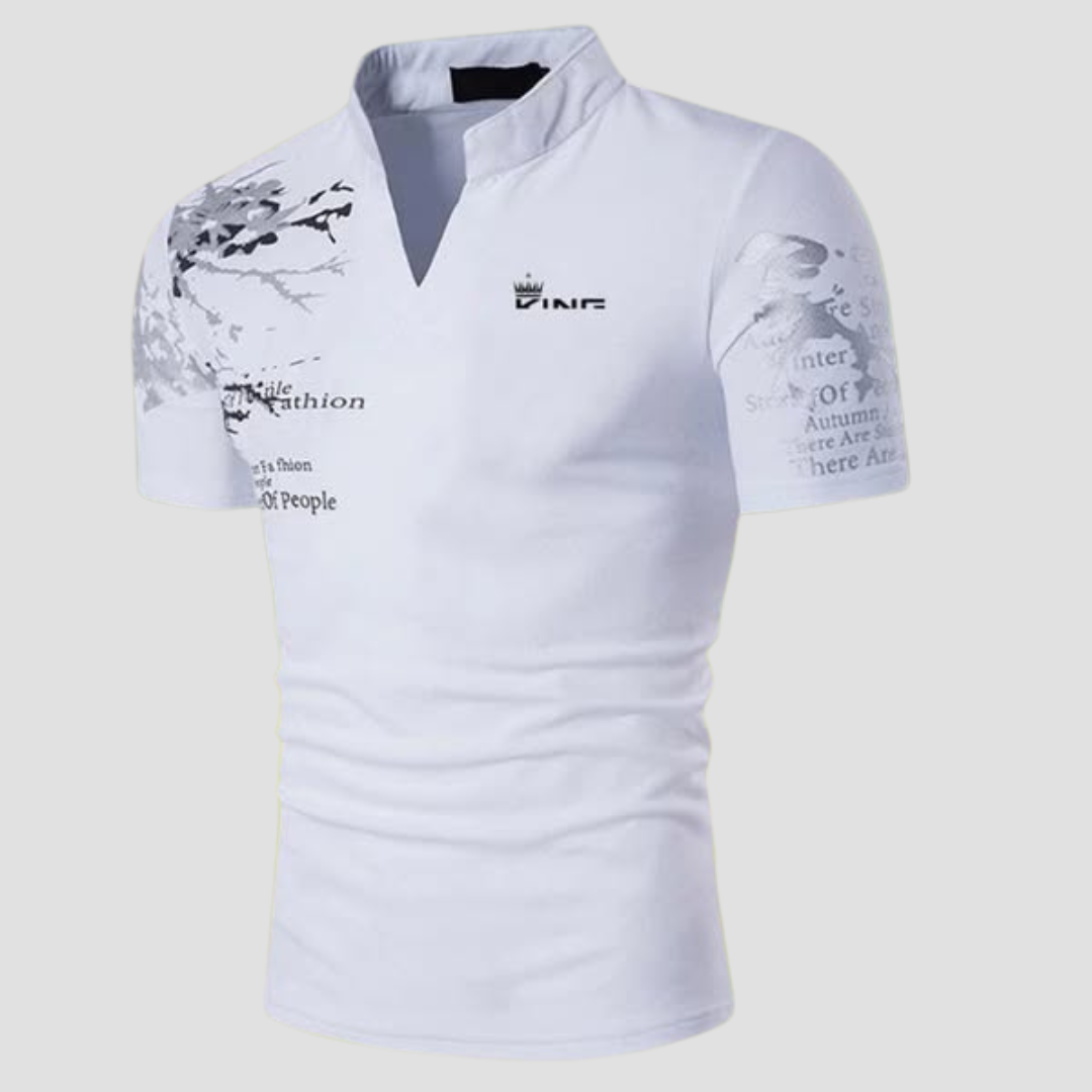 Kasper™ - Snygg Modern Pikétröja För Män – bild 4