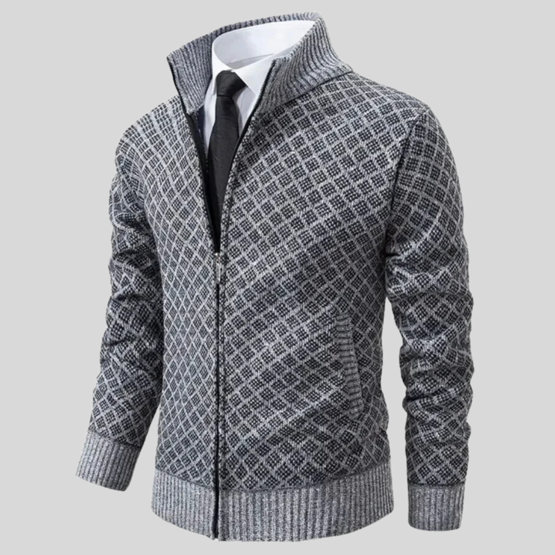 Capsten™ - Elegant Stickad Kofta