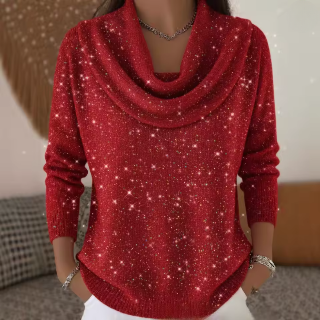 Lana | Elegant tröja med glittrande detaljer – bild 2