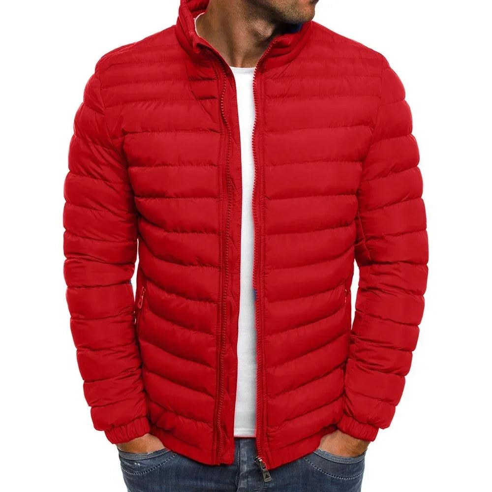 Albert™ - Streetwear Stil Tjock och Varm Dragkedja Vardaglig Jacka – bild 2