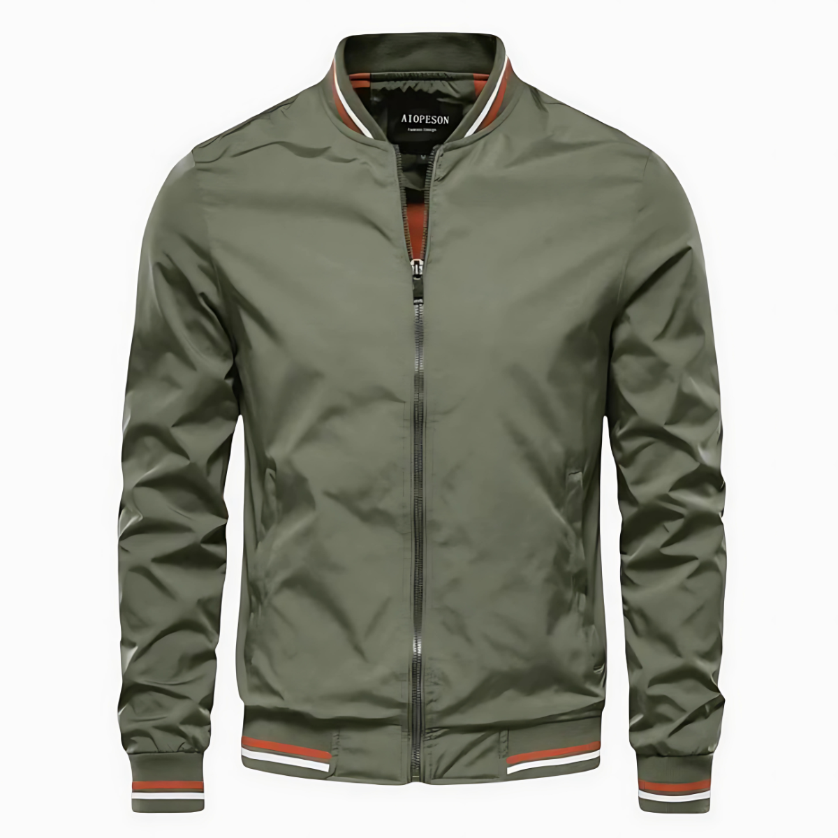 Maverick™ - Stilfull Randig Bomberjacka – bild 8