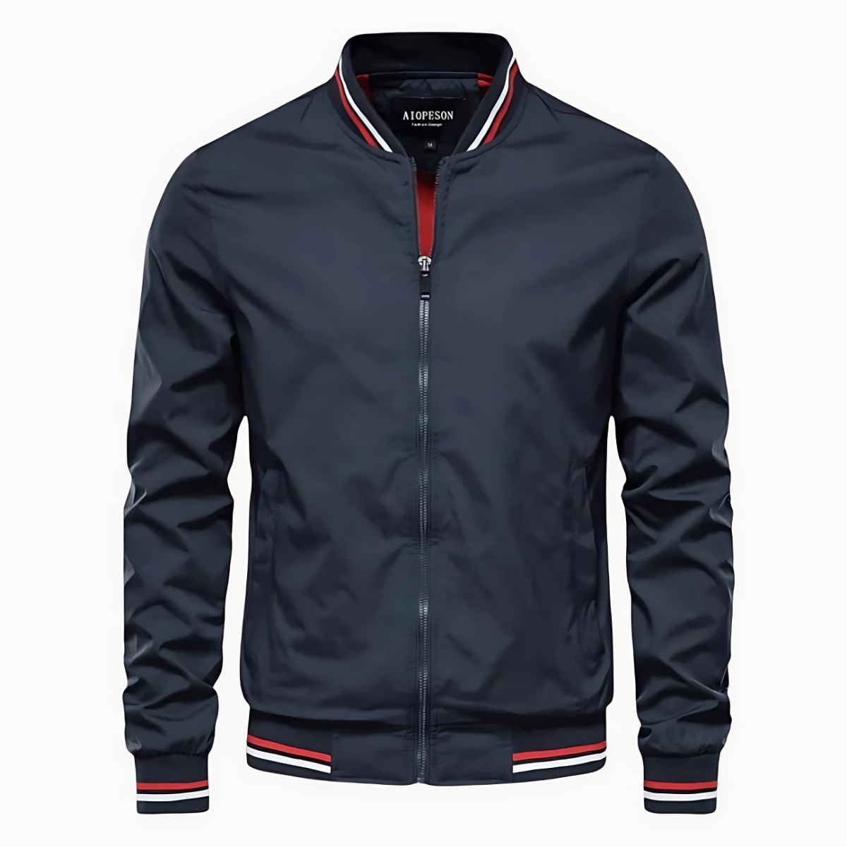 Maverick™ - Stilfull Randig Bomberjacka – bild 7