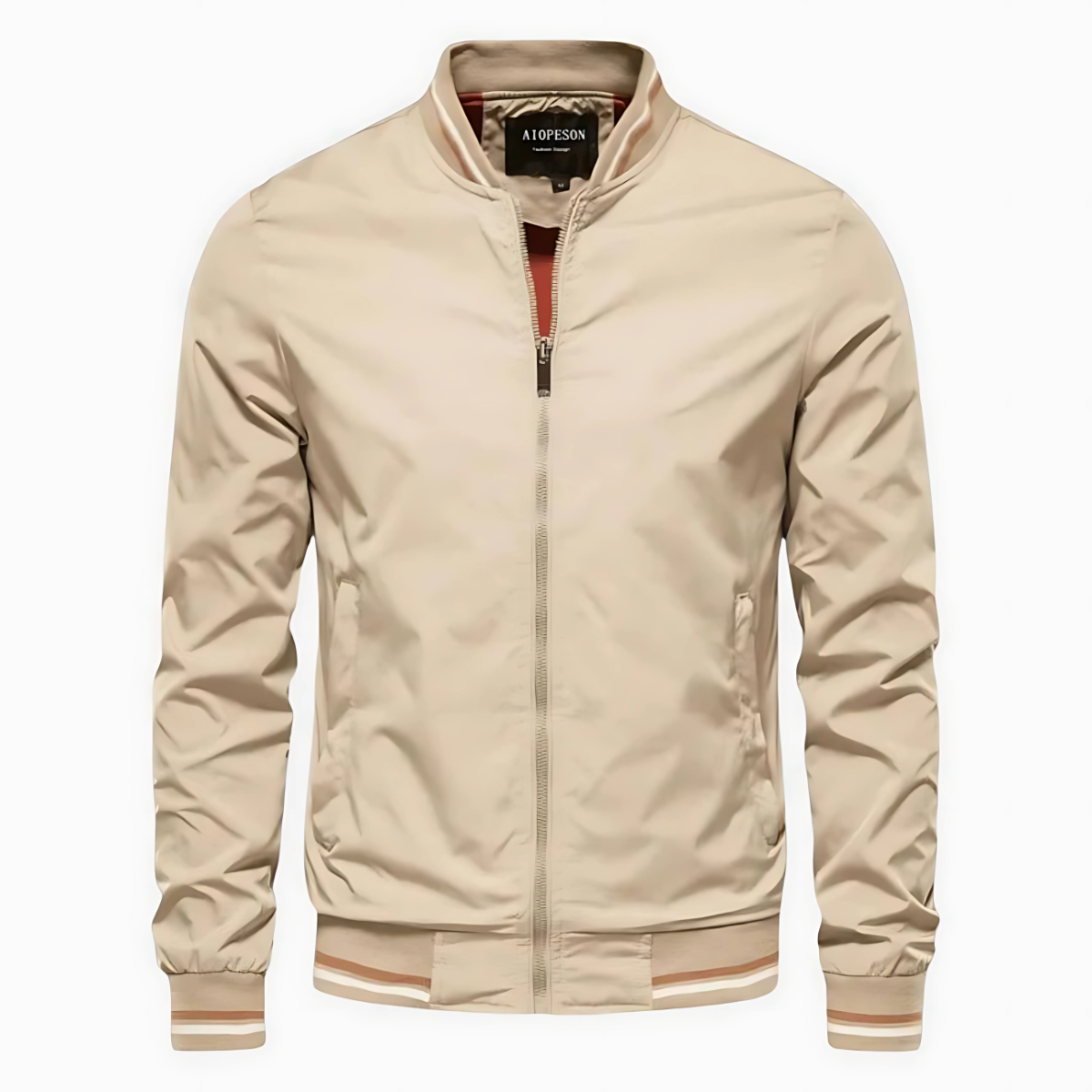 Maverick™ - Stilfull Randig Bomberjacka – bild 10