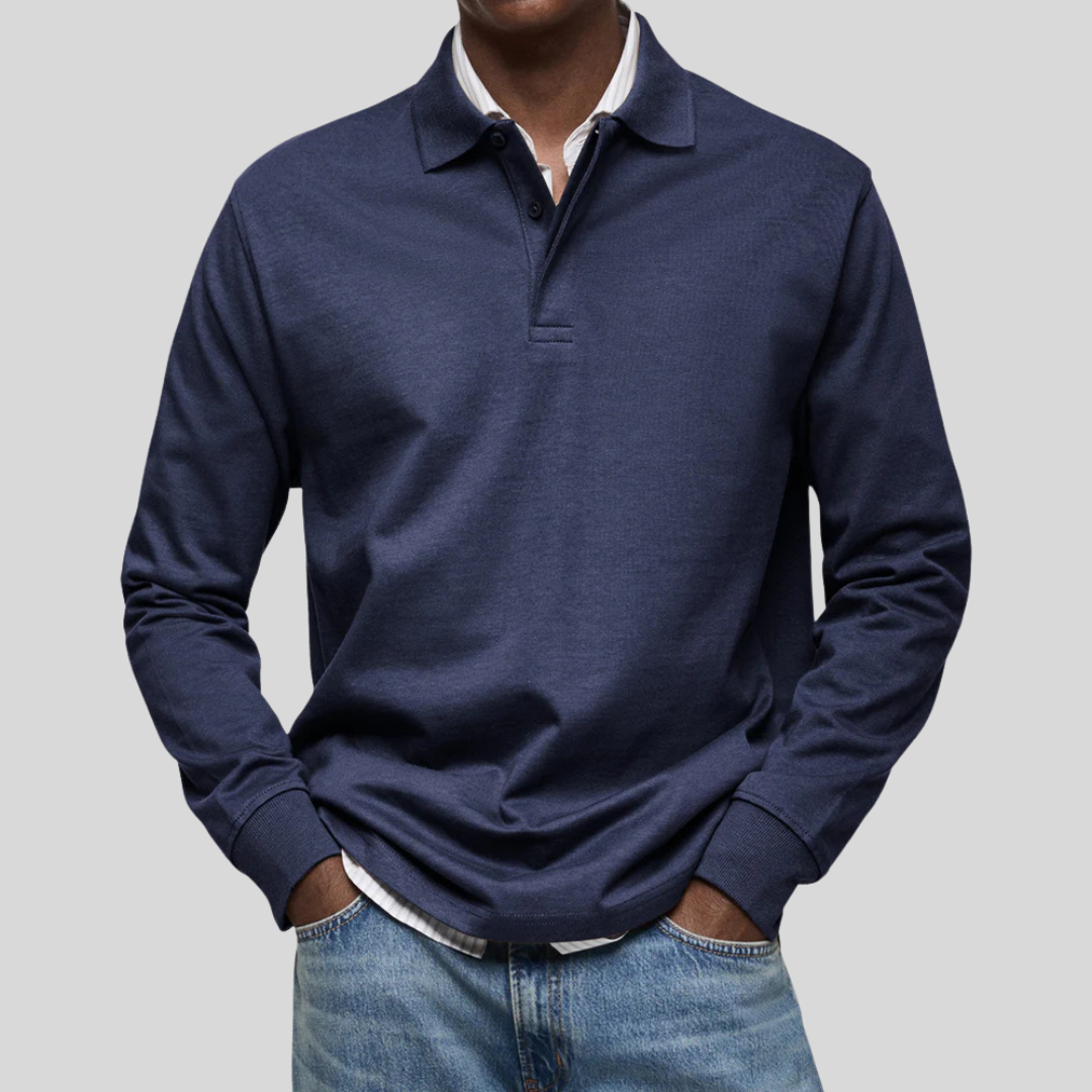 Andre | Lyxig Långärmad Polo – bild 2
