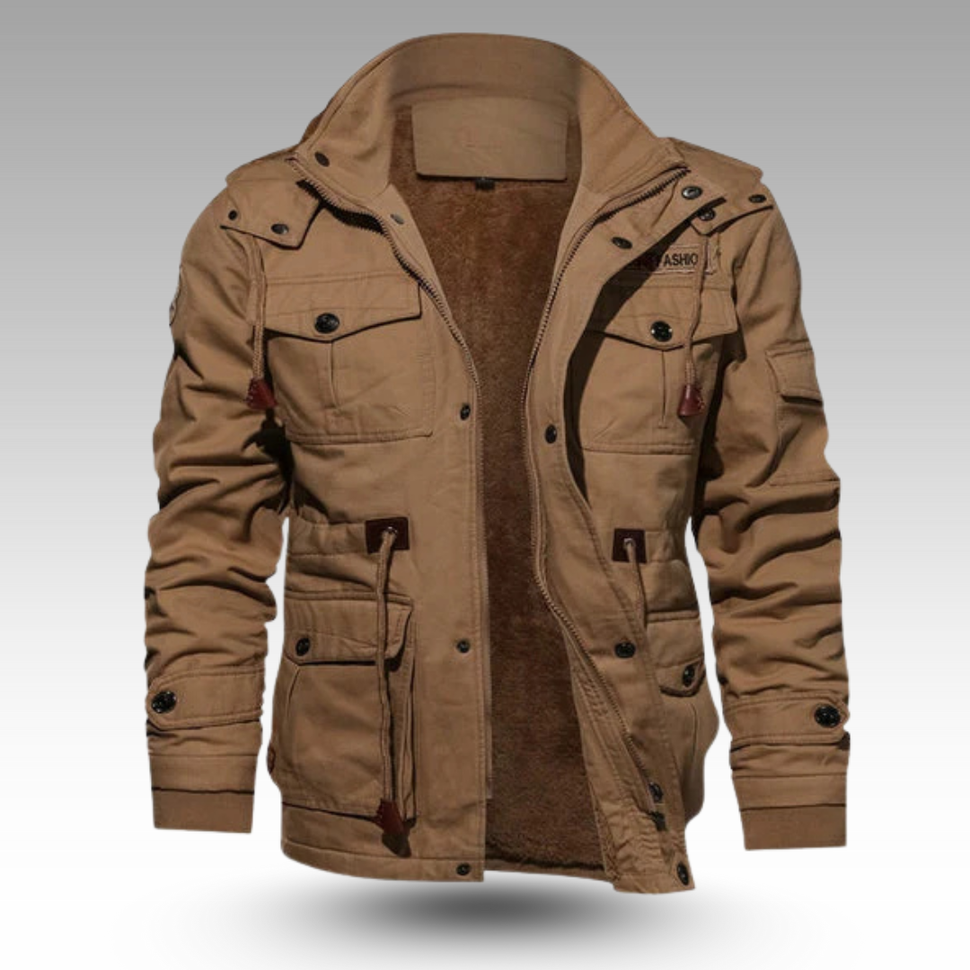 Veyro™ - Stilren Modern Jacka med Foder & Flera Fickor – bild 2