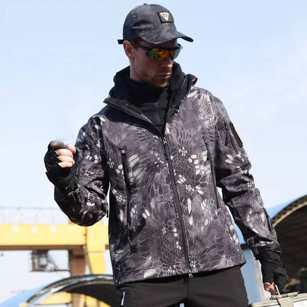 Sven™ - Herrarnas Höst- och Vinterväderskyddade Jacka – bild 14