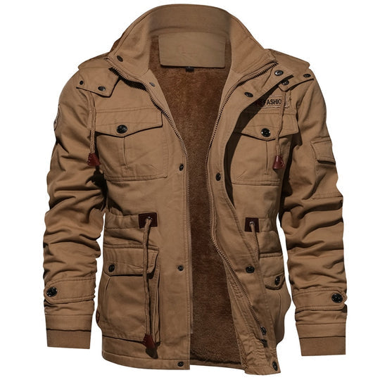 Veyro™ - Stilren Modern Jacka med Foder & Flera Fickor – bild 8