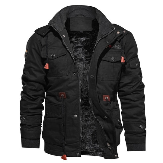 Veyro™ - Stilren Modern Jacka med Foder & Flera Fickor – bild 11