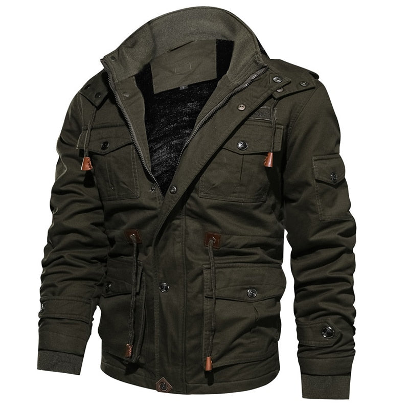 Veyro™ - Stilren Modern Jacka med Foder & Flera Fickor – bild 6