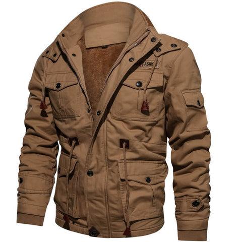 Veyro™ - Stilren Modern Jacka med Foder & Flera Fickor – bild 9