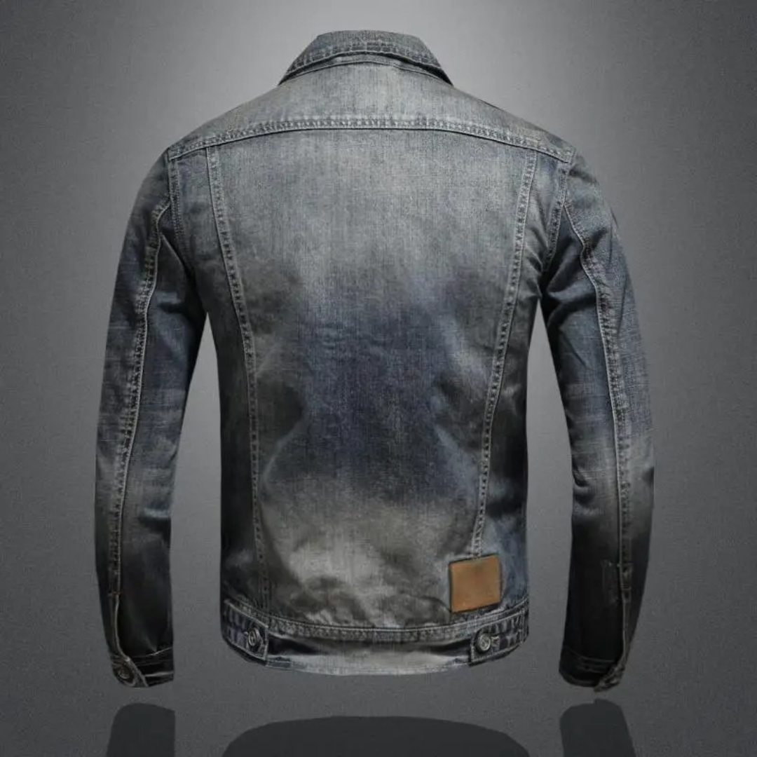 Roman™ - Klassisk Denimjacka – bild 4
