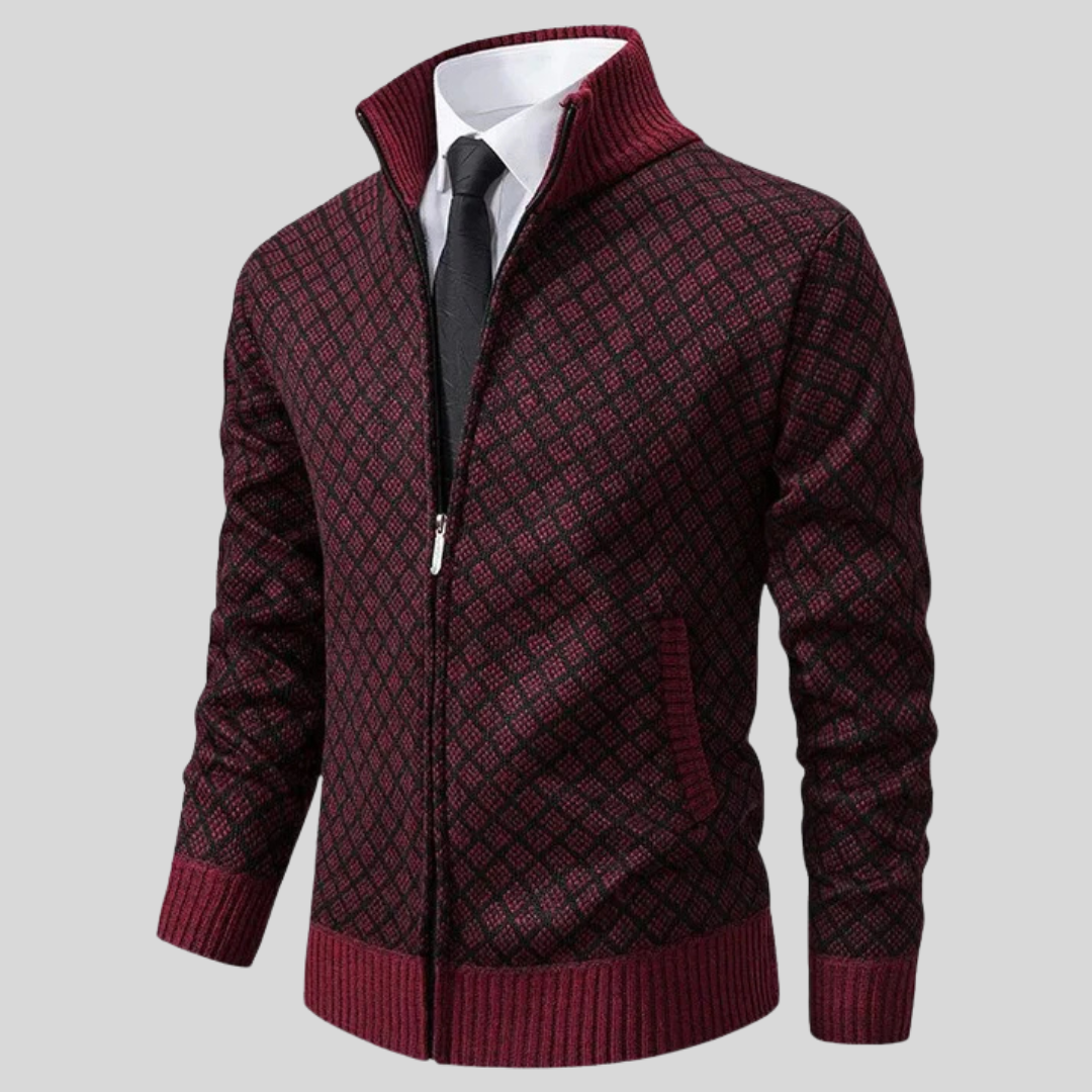 Capsten™ - Elegant Stickad Kofta – bild 3