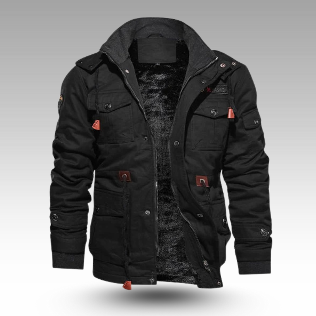 Veyro™ - Stilren Modern Jacka med Foder & Flera Fickor – bild 3